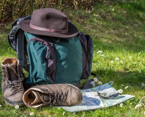 Rugzak van een team coach